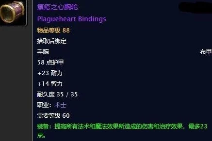 服全戒指装备属性详解：瘟疫之心指环及其他戒指介绍