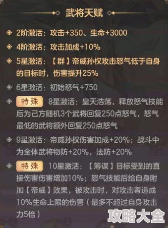 幻想名将录国战无双图腾效果汇总：全面解析与攻略